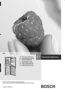 Bedienungsanleitung Bosch KIU26441 Kühl-gefrierkombination