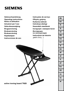 Manual de uso Siemens TN20400 Tabla de planchar