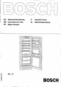 Mode d’emploi Bosch KKE3355 Réfrigérateur combiné