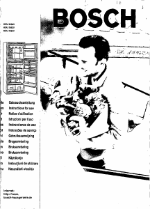 Bedienungsanleitung Bosch KSU32620 Kühl-gefrierkombination