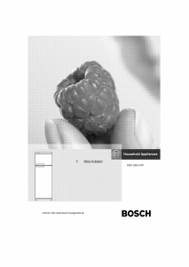 Mode d’emploi Bosch KSV33614FF Réfrigérateur combiné