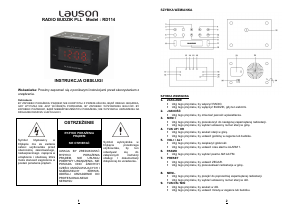 Instrukcja Lauson RD114 Radiobudzik