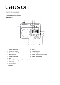 Instrukcja Lauson RA110 Radio