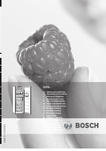 Kullanım kılavuzu Bosch GSN32V10 Dondurucu