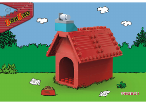 Manual BanBao set 7508 Snoopy Dog house