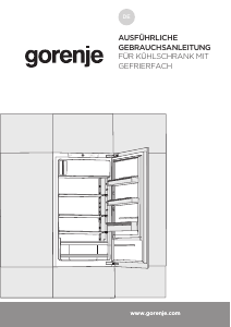 Bedienungsanleitung Gorenje RBI4102E1 Kühlschrank