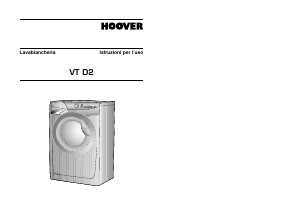 Manuale Hoover VT 912D22/1-80 Lavatrice