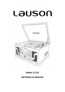 Instrukcja Lauson CL123 Gramofon