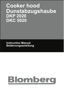 Brugsanvisning Blomberg DKP 2020 Emhætte