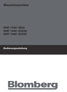 Bedienungsanleitung Blomberg WNF 74461 RCE20 Waschmaschine