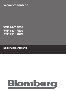 Bedienungsanleitung Blomberg WNF 8447 AE30 Waschmaschine