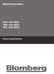 Bedienungsanleitung Blomberg WNF 7442 WE20 Waschmaschine