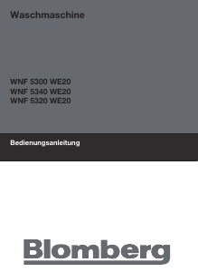 Bedienungsanleitung Blomberg WNF 5340 WE20 Waschmaschine