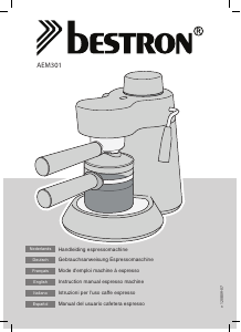Manual de uso Bestron AEM301 Máquina de café espresso