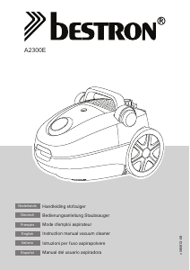 Manual de uso Bestron A2300E Aspirador