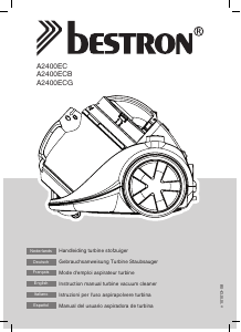 Manual de uso Bestron A2400EC Aspirador