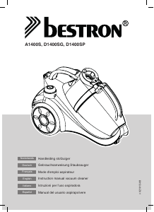 Manual Bestron A1400S Vacuum Cleaner