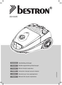 Mode d’emploi Bestron AS1500R Aspirateur