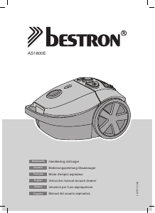 Manual Bestron AS1800E Vacuum Cleaner