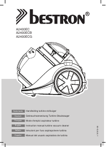 Manual de uso Bestron A2400ECB Aspirador