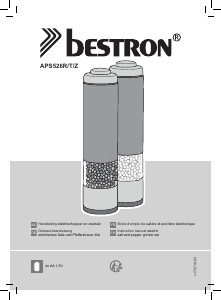 Bedienungsanleitung Bestron APS526T Pfeffer- und Salzmühle