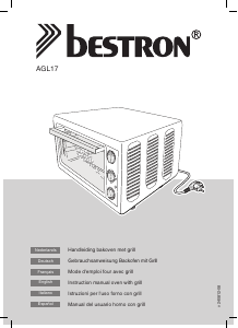 Manual de uso Bestron AGL17 Horno