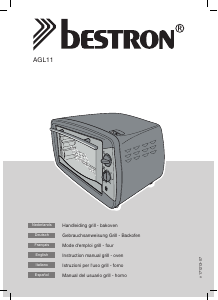 Manual Bestron AGL11 Oven