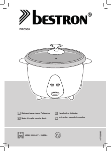 Manual Bestron DRC500 Rice Cooker