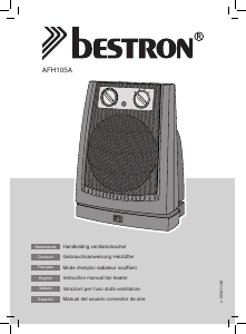Manual Bestron AFH105A Heater