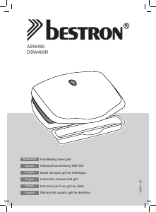 Manual de uso Bestron ASW490 Grill de contacto