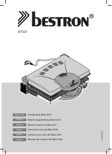 Manual de uso Bestron AT021 Grill de contacto