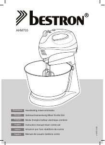 Manual de uso Bestron AHM703 Batidora de varillas