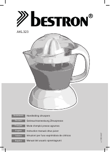 Manual de uso Bestron AKL323 Exprimidor de cítricos