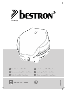 Manual de uso Bestron ASW238 Máquina de cupcake