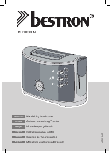 Manual Bestron DTS1000LM Toaster