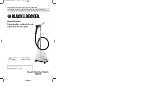 Manual de uso Black and Decker GSR10 Vaporizador de prendas