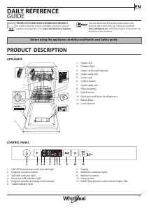 Handleiding Whirlpool WSIC 3M27 C UK Vaatwasser