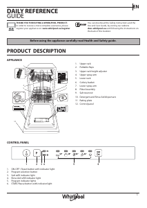 Handleiding Whirlpool WSIE 2B19 UK Vaatwasser