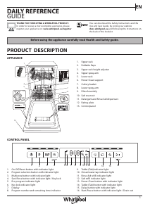 Manual Whirlpool WSFO 3T223 PC X UK Dishwasher
