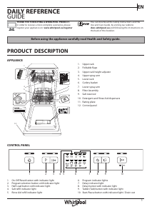 Manual Whirlpool WSFE 2B19 X UK Dishwasher