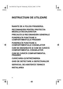 Manual Whirlpool ARC 3030 Combina frigorifica