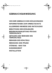 Bedienungsanleitung Whirlpool ARC 2210 Kühl-gefrierkombination