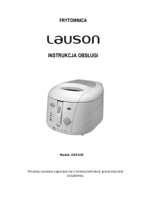 Instrukcja Lauson ADF108 Frytkownica