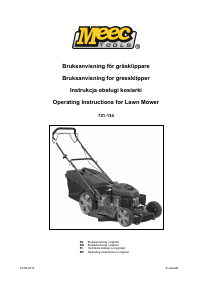 Instrukcja Meec Tools 721-134 Kosiarka