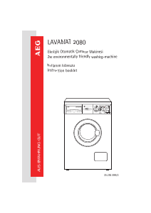 Manual AEG Lavamat 2080 Washing Machine