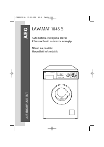 Návod AEG Lavamat 1045 S Práčka