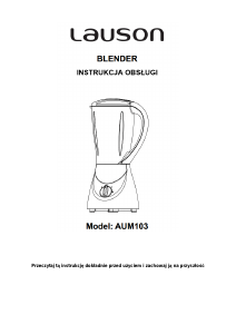 Instrukcja Lauson AUM103 Blender