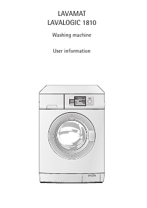 Handleiding AEG Lavamat Lavalogic 1810 Wasmachine