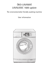 Manual AEG Lavamat Lavalogic 1600 Washing Machine