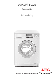 Bruksanvisning AEG-Electrolux L86820 Tvättmaskin